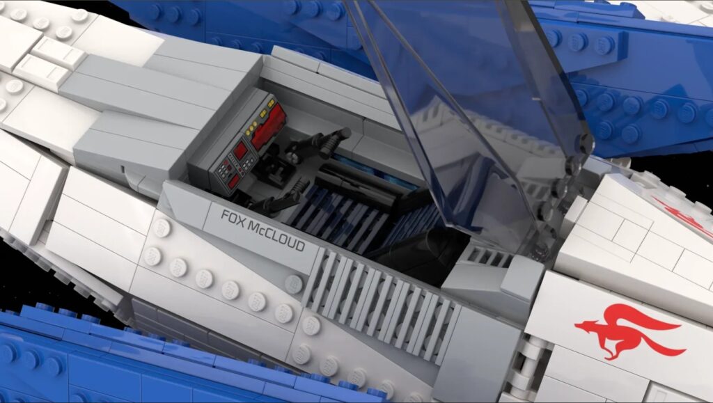 LEGO Arwing de Star Fox