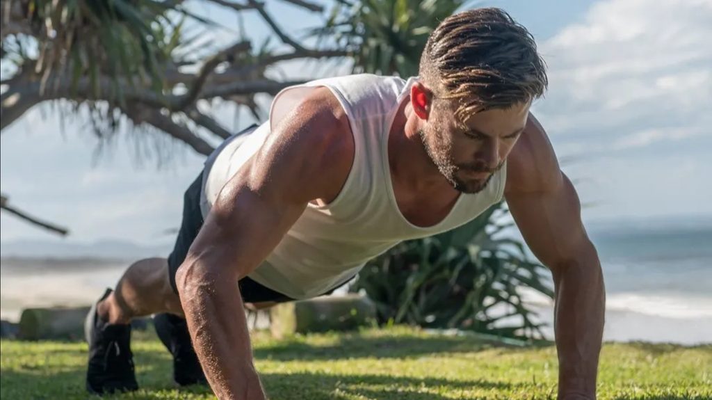 entrenamiento de Chris Hemsworth