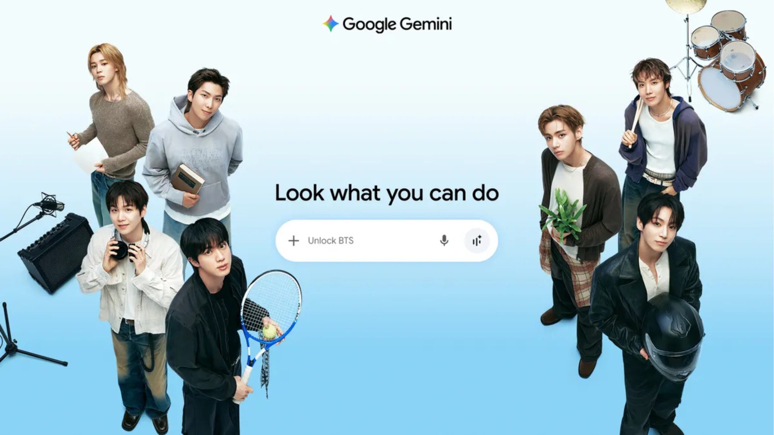 experiencias interactivas de BTS en Gemini
