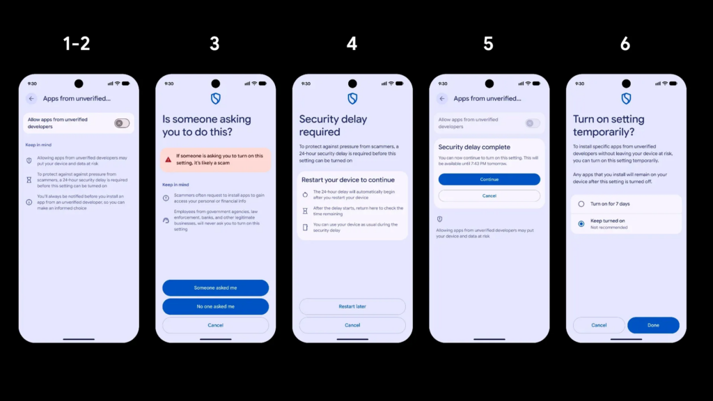 Google instalación de aplicaciones de terceros en Android