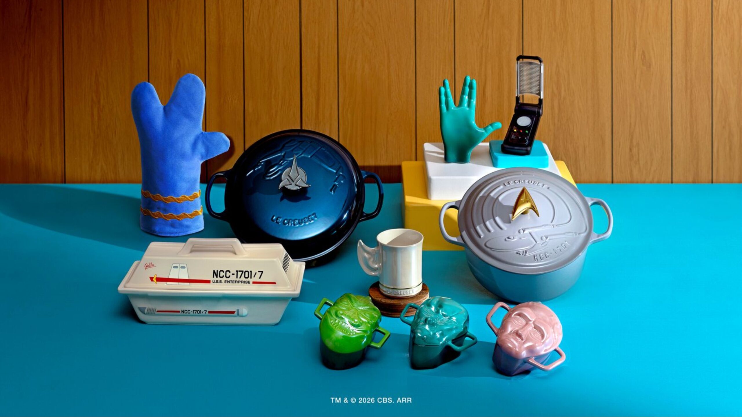 Le Creuset colección de Star Trek
