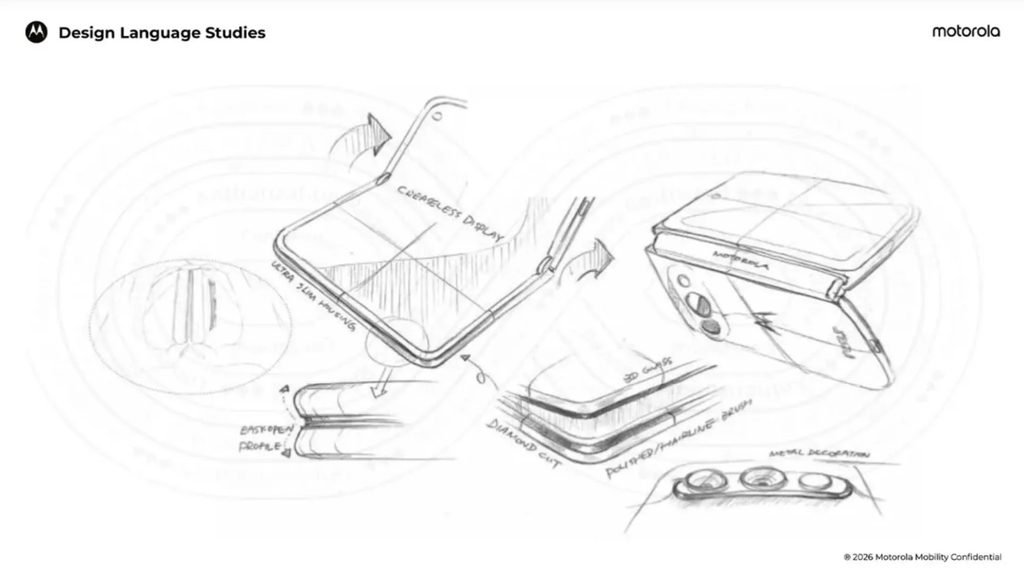 Motorola smartphone plegable ancho