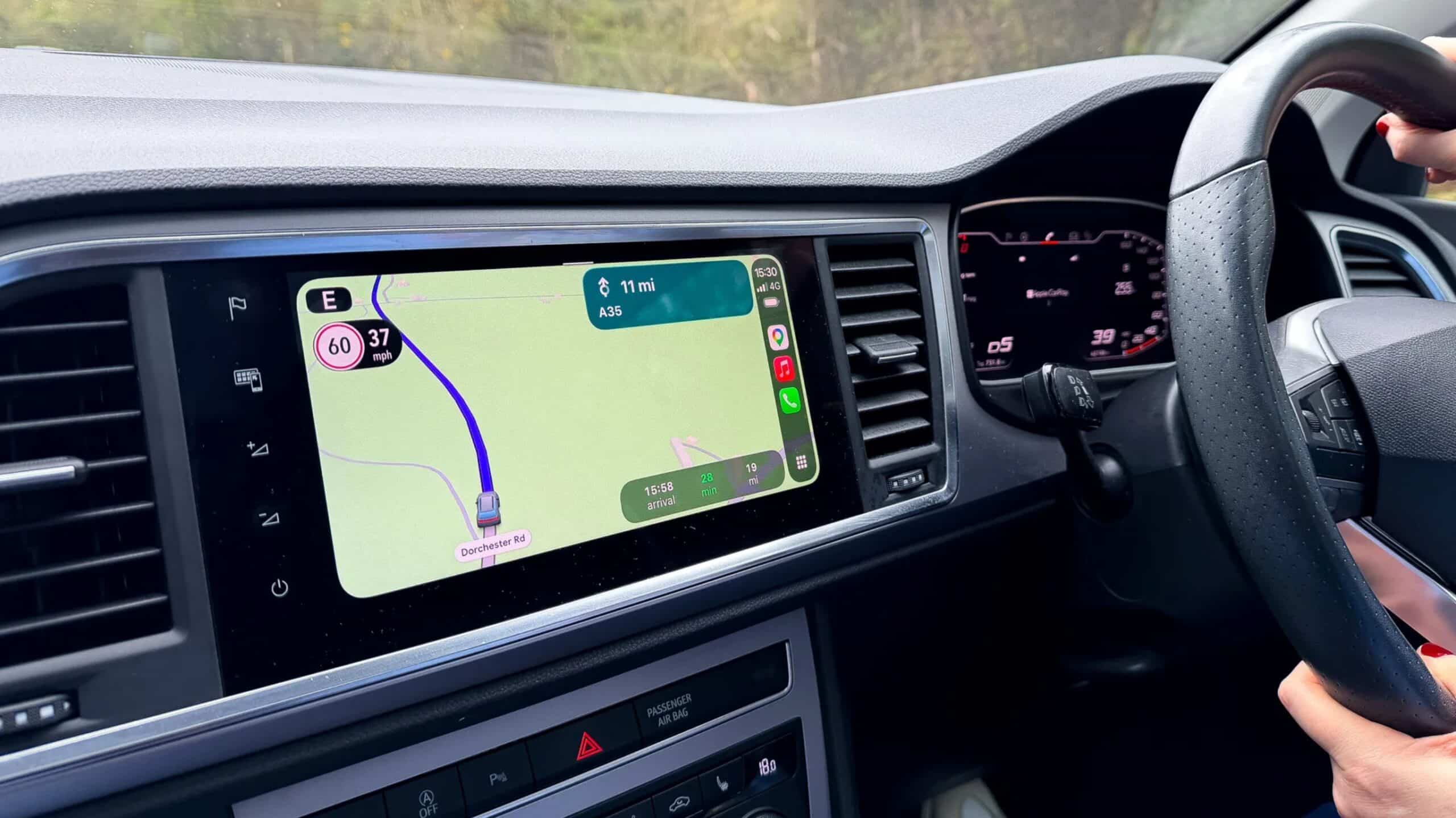 Google Maps en Apple CarPlay