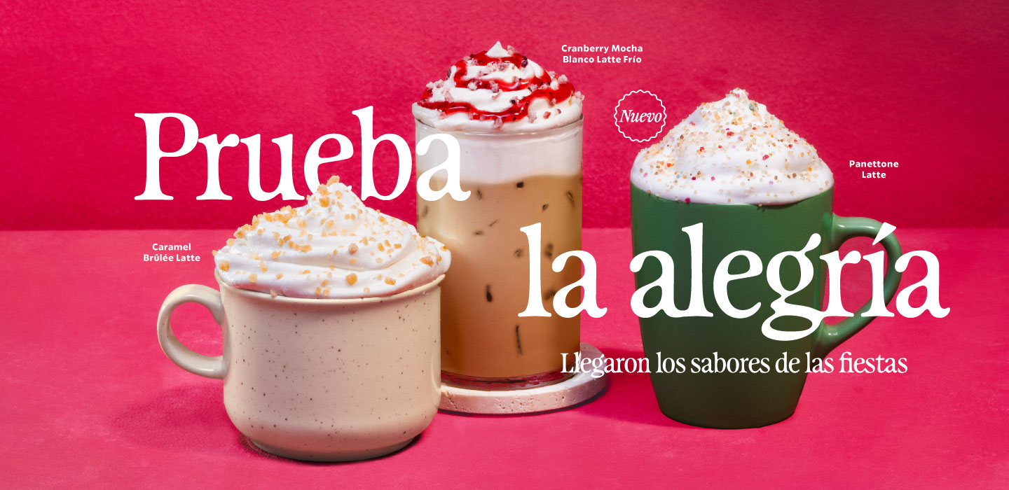 Starbucks México bebidas de Navidad