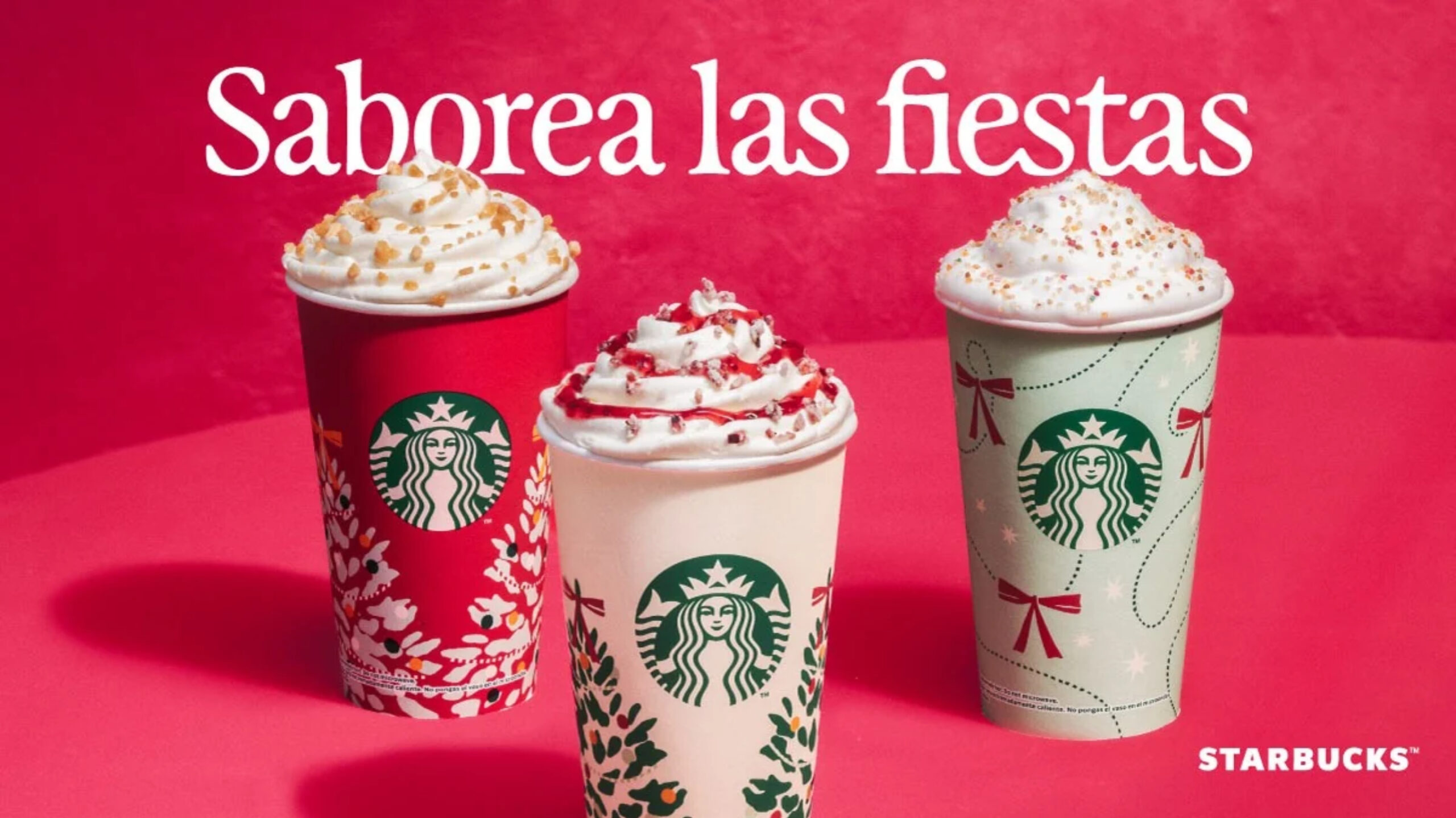 Starbucks México bebidas de Navidad