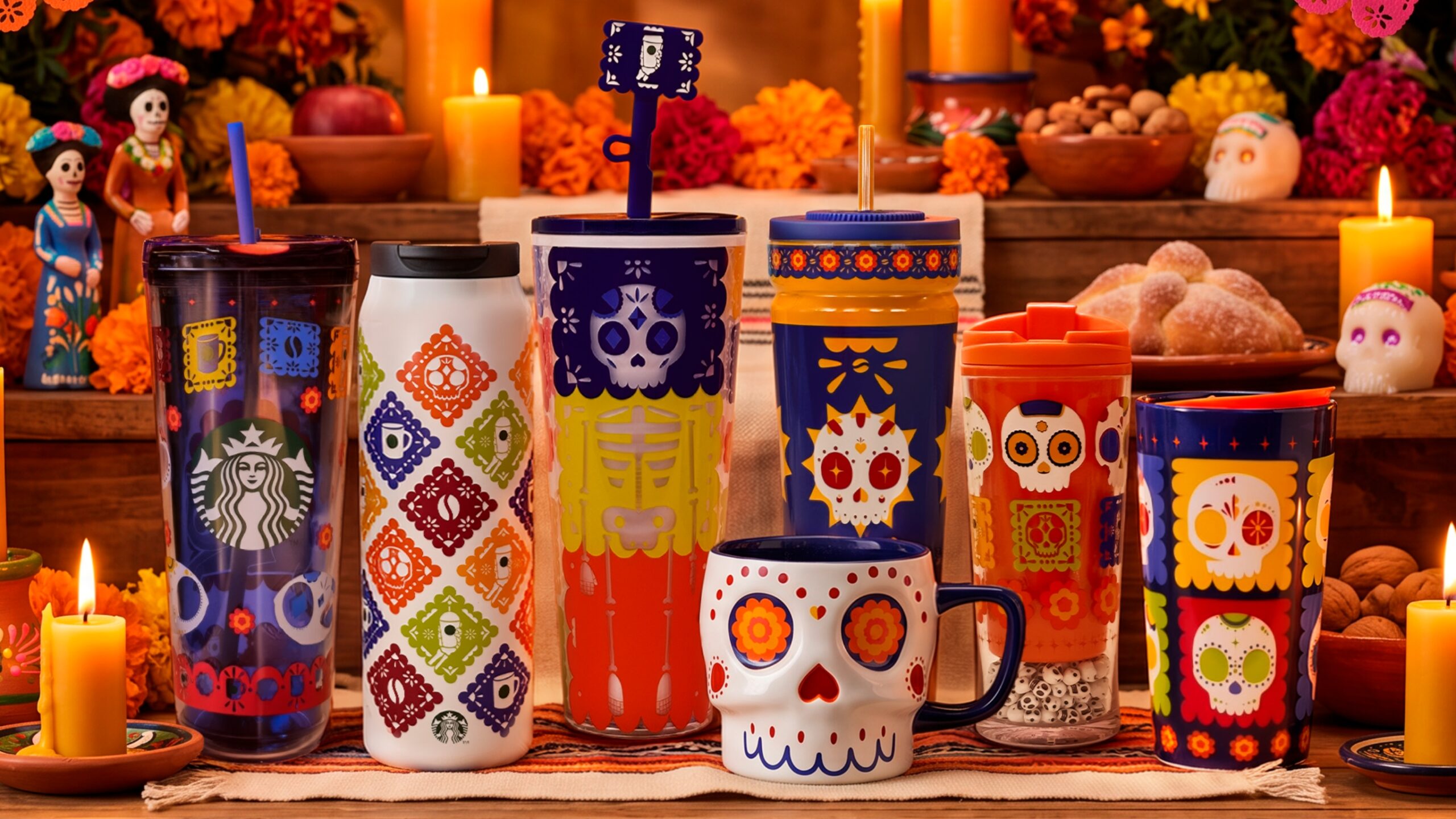 Starbucks colección Día de Muertos