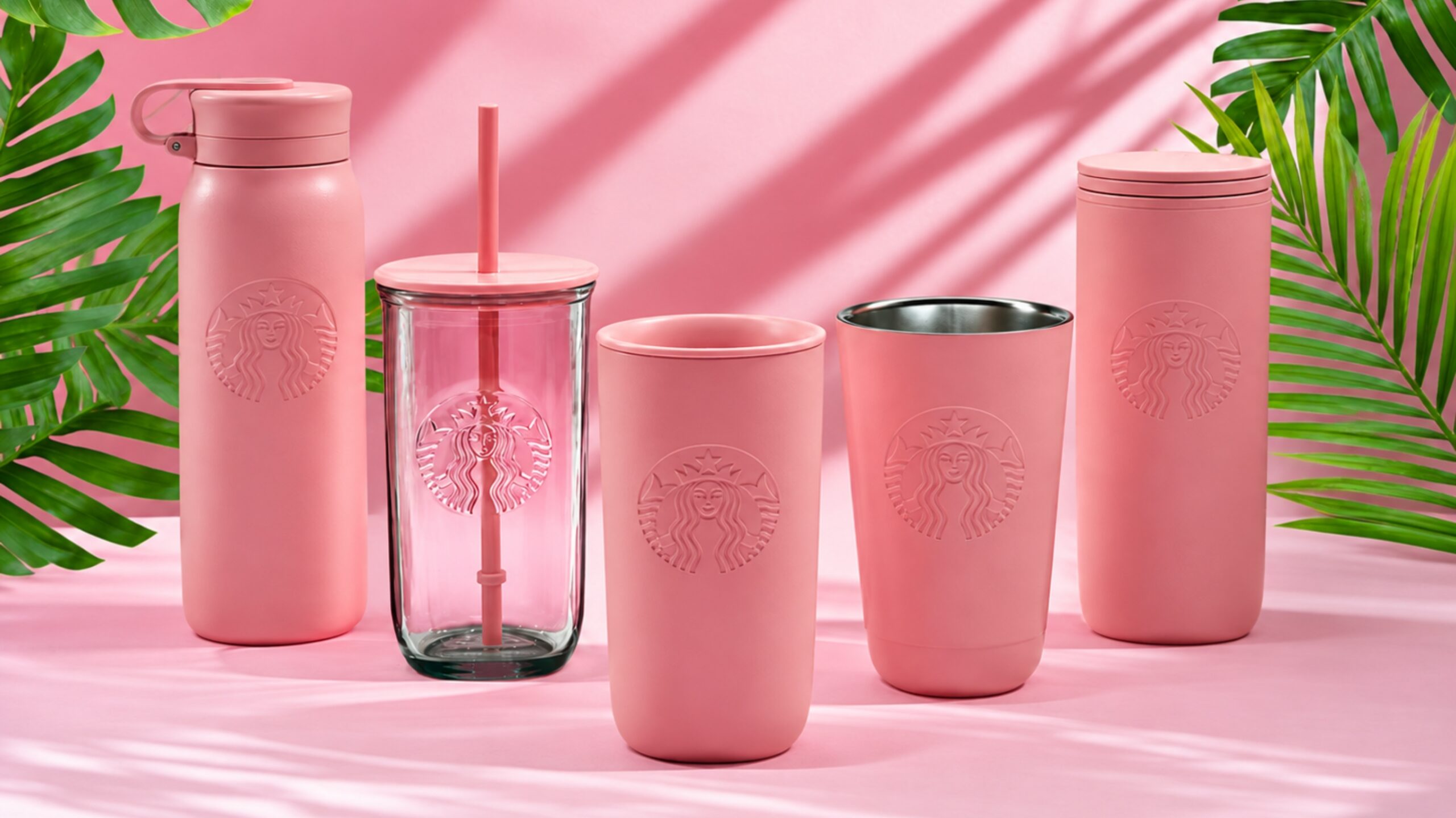 Starbucks vasos y accesorios reciclados